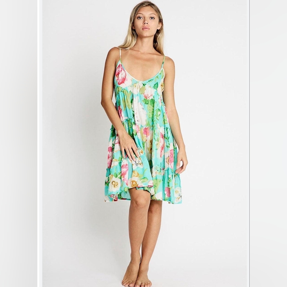 Debbie Katz Floral Sundress Cover-up Small - Picture 5 of 5